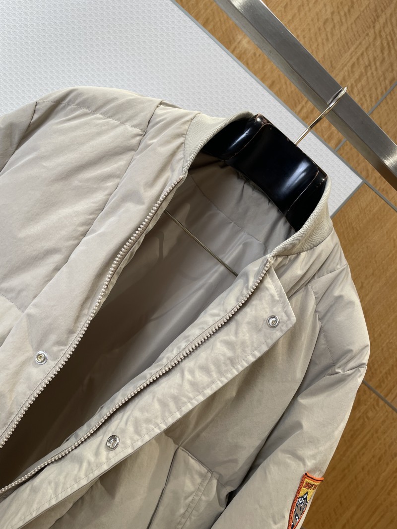 Dior Embroidered Patch Baseball Collar Cotton Jacket 2