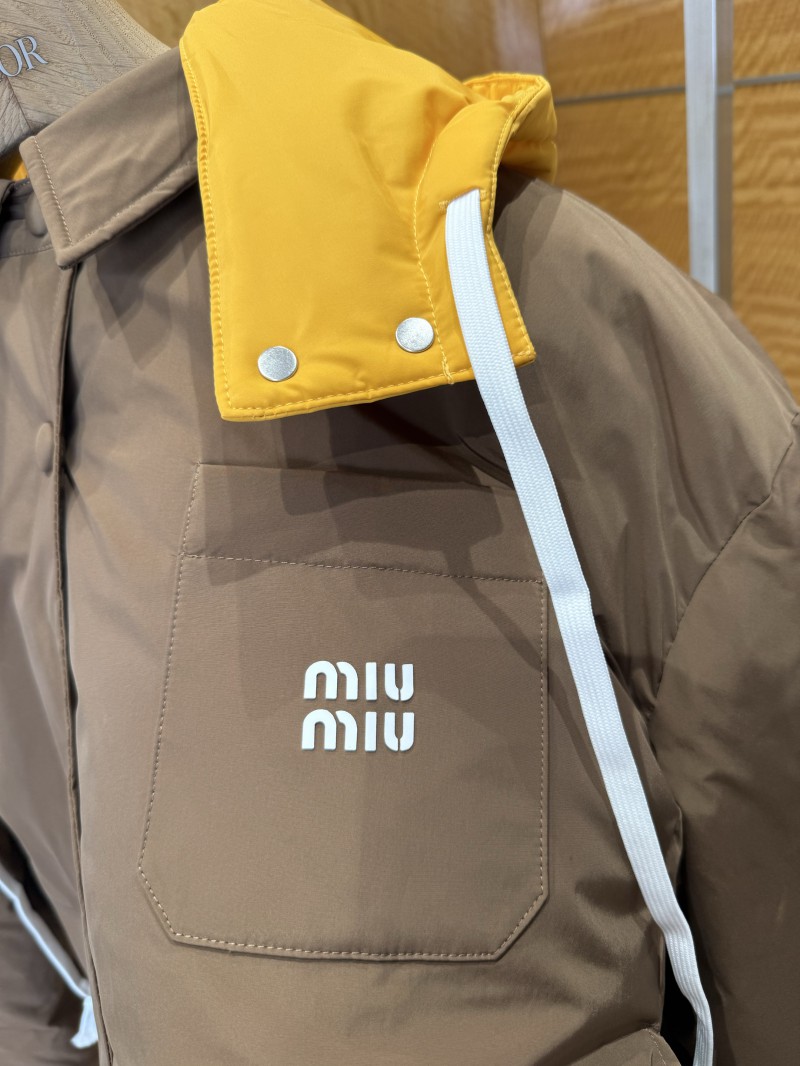 Miu Miu Detachable Hooded Short Down Jacket 3