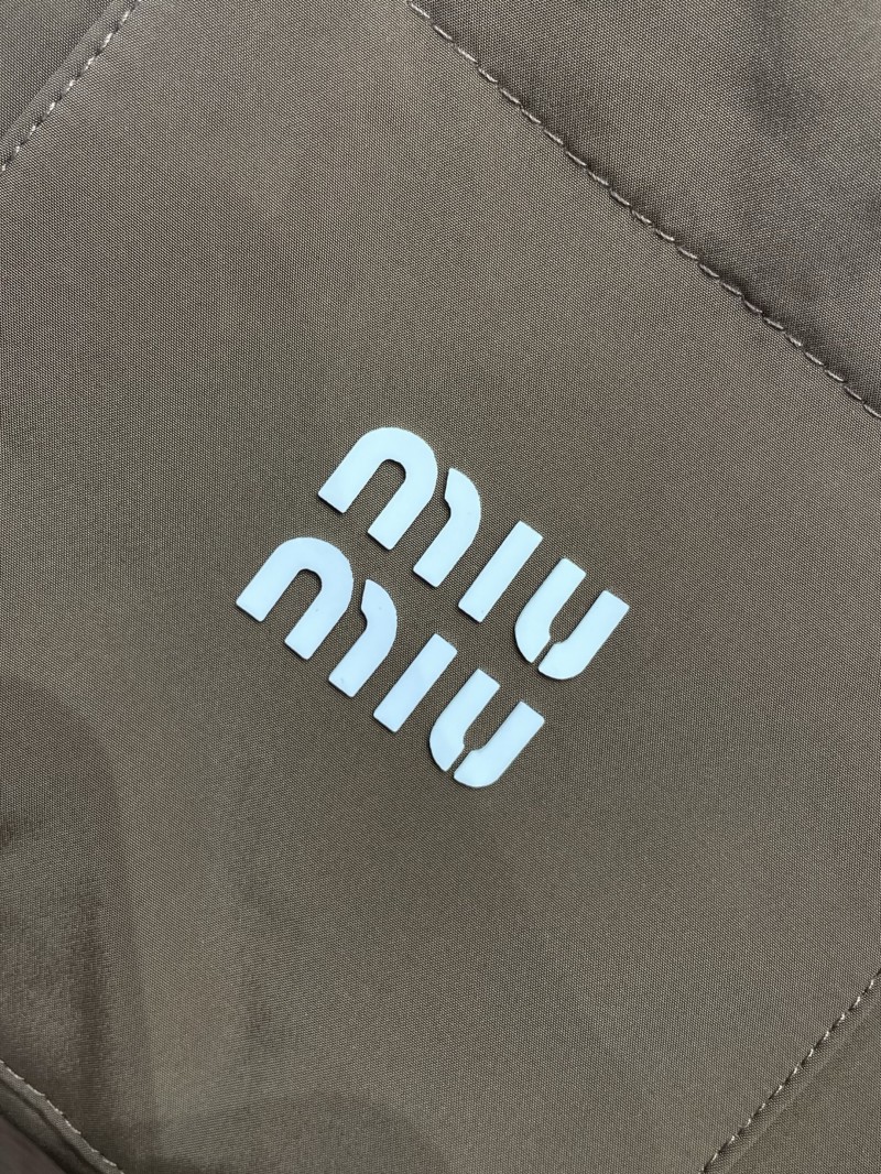 Miu Miu Detachable Hooded Short Down Jacket 7