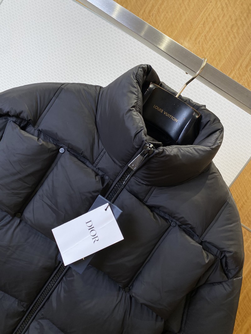 Dior Cuff-Label Stand Collar Down Jacket 1 2