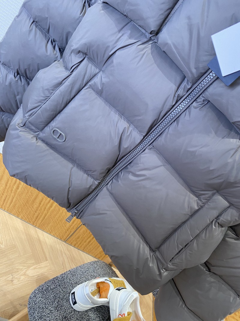 Dior Cuff-Label Stand Collar Down Jacket 2 3