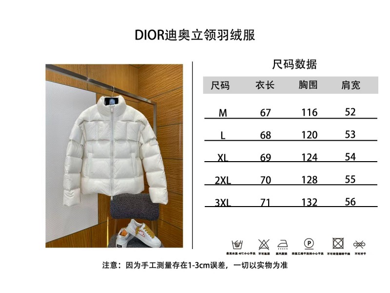 Dior Cuff-Label Stand Collar Down Jacket 3 9
