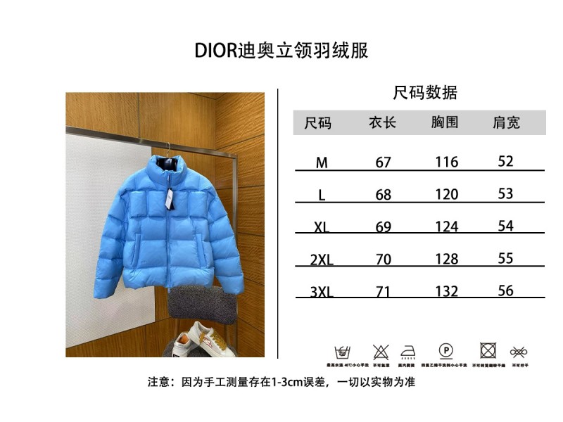 Dior Cuff-Label Stand Collar Down Jacket 4 9