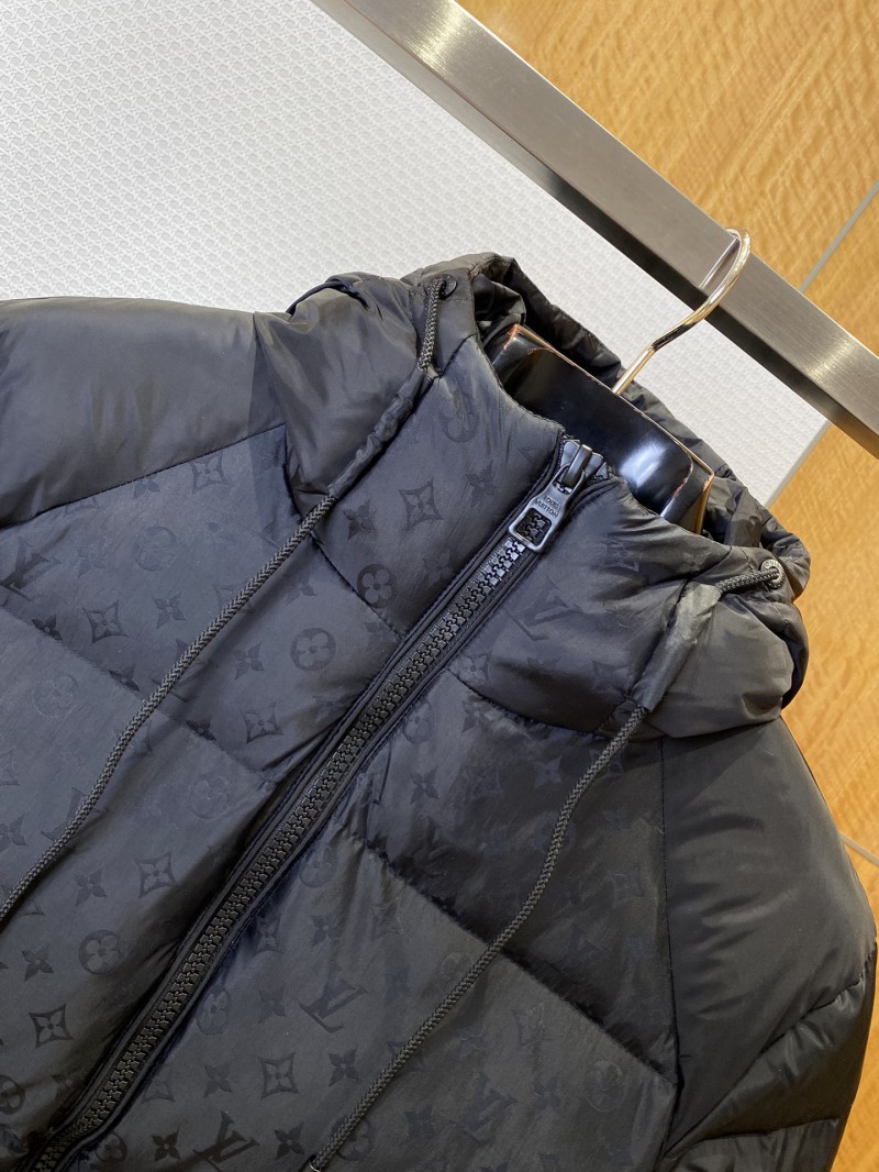 LV Classic Monogram Hooded Down Jacket 1 2
