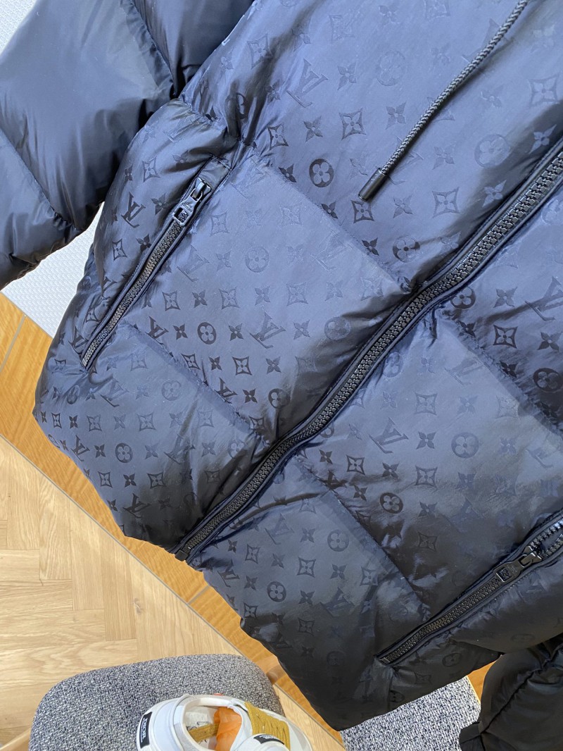 LV Classic Monogram Hooded Down Jacket 1 3