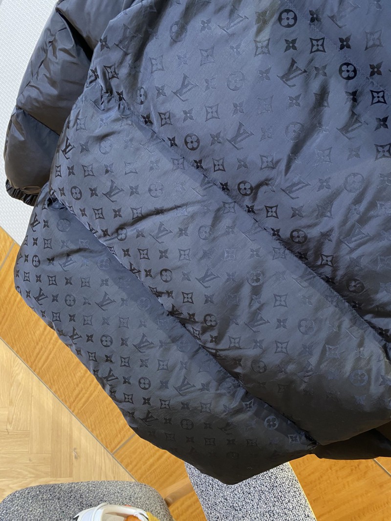 LV Classic Monogram Hooded Down Jacket 1 4