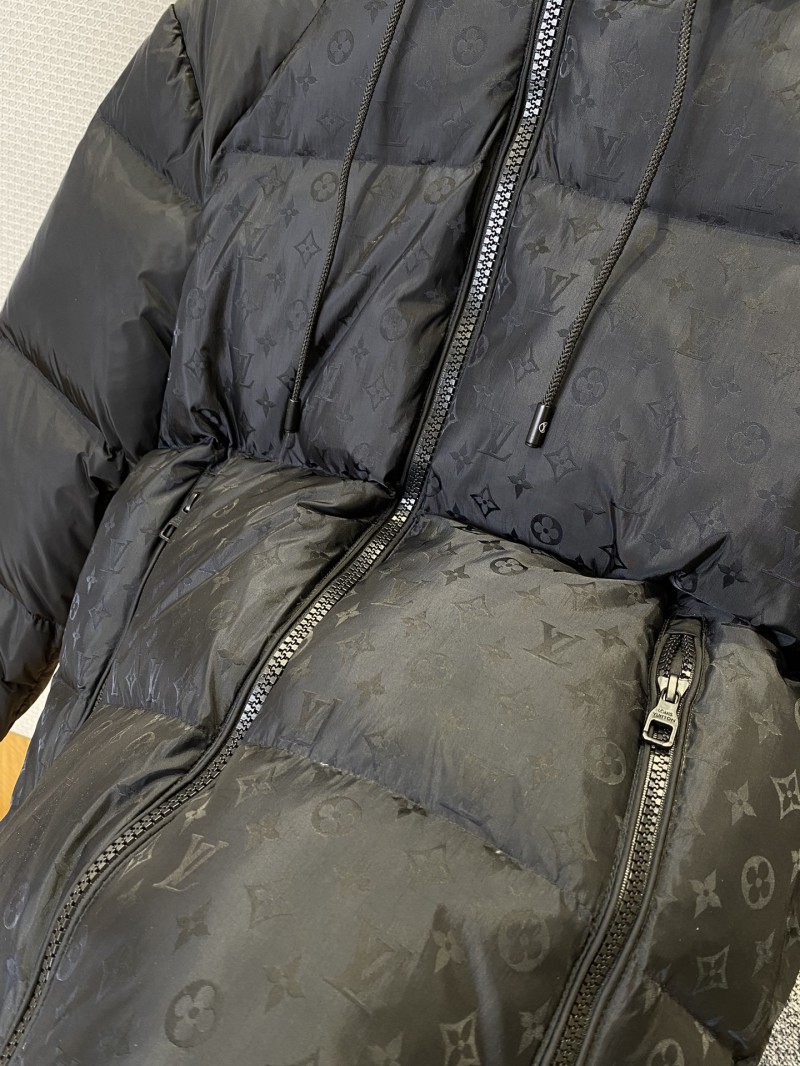 LV Classic Monogram Hooded Down Jacket 1 7
