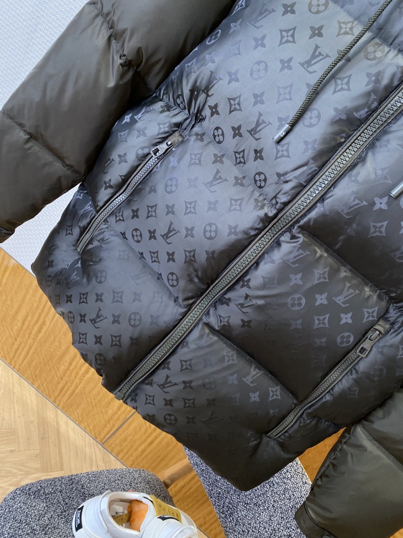 LV Classic Monogram Hooded Down Jacket 2 3