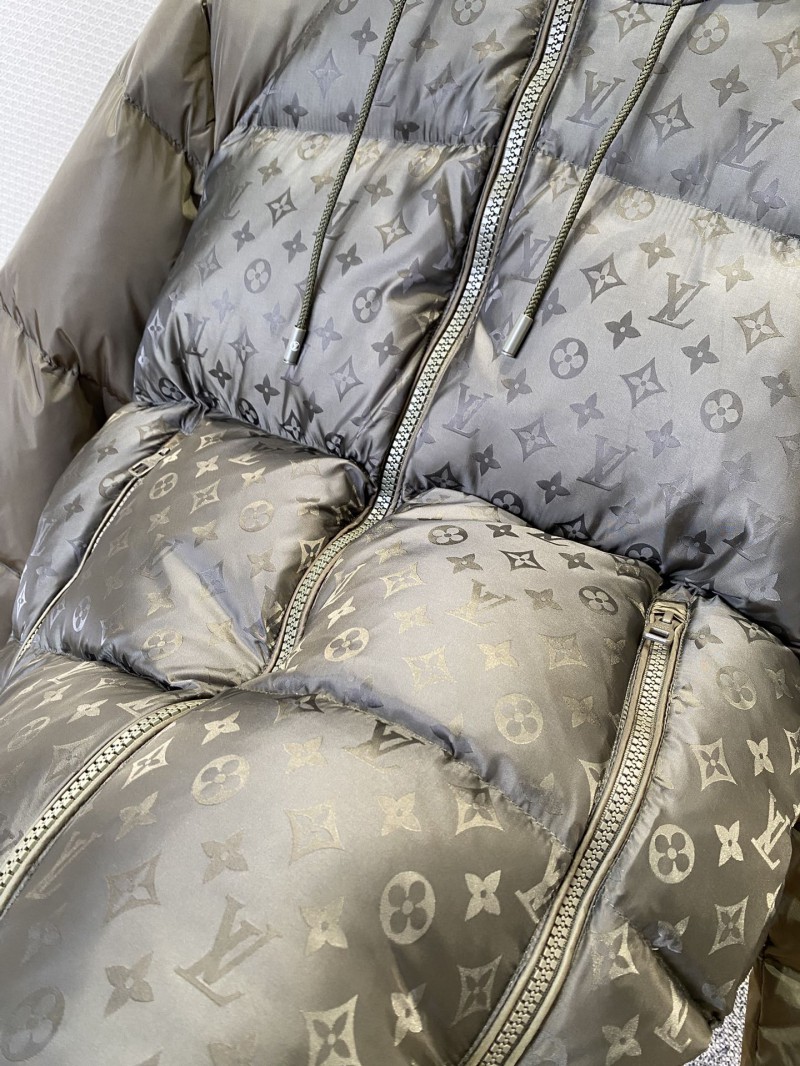 LV Classic Monogram Hooded Down Jacket 2 4