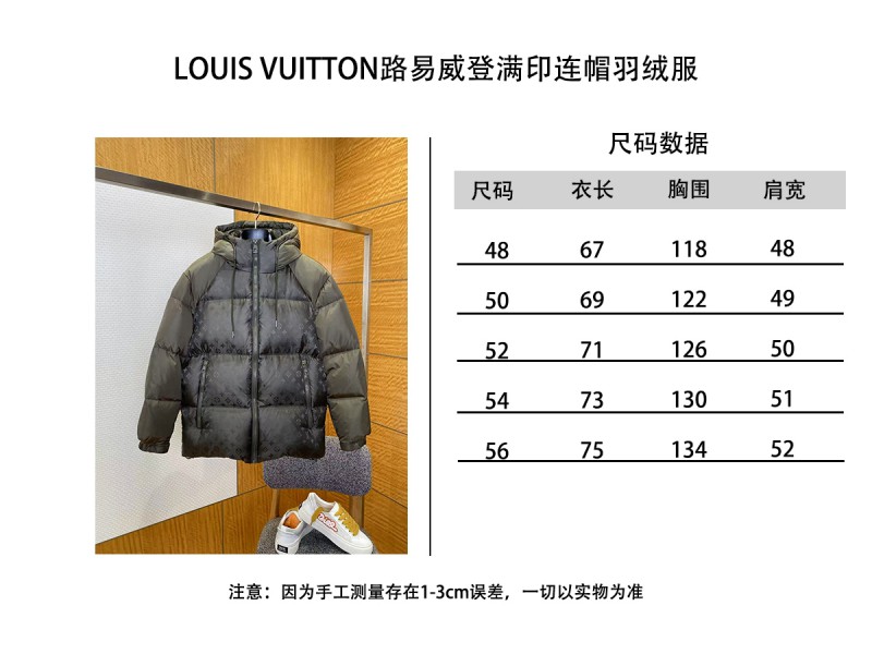 LV Classic Monogram Hooded Down Jacket 2 9