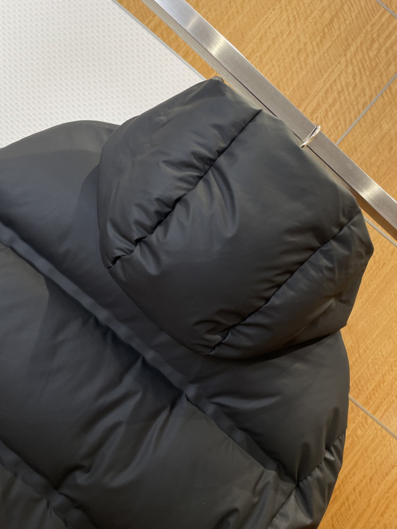 Prada Logo Hooded Down Jacket 6