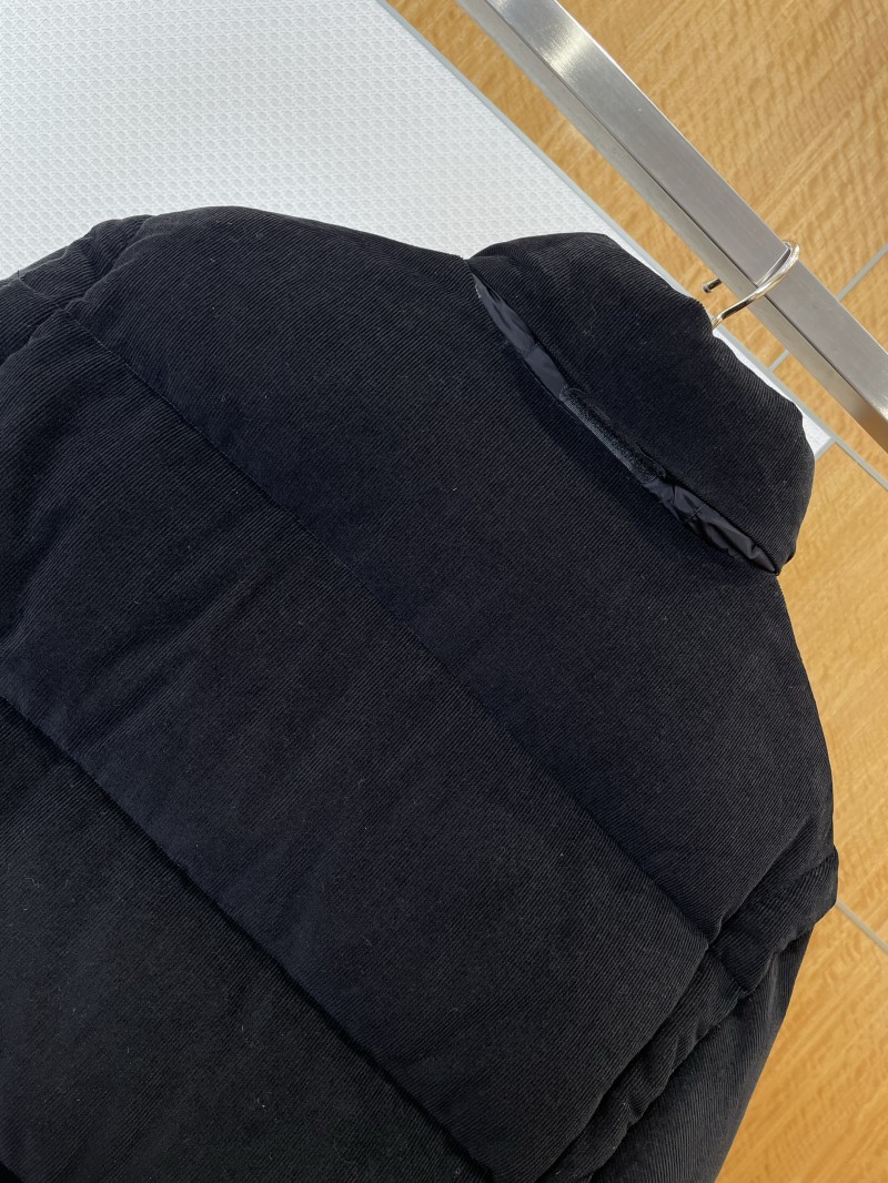 Prada letter printed badge long sleeve down jacket 2 6