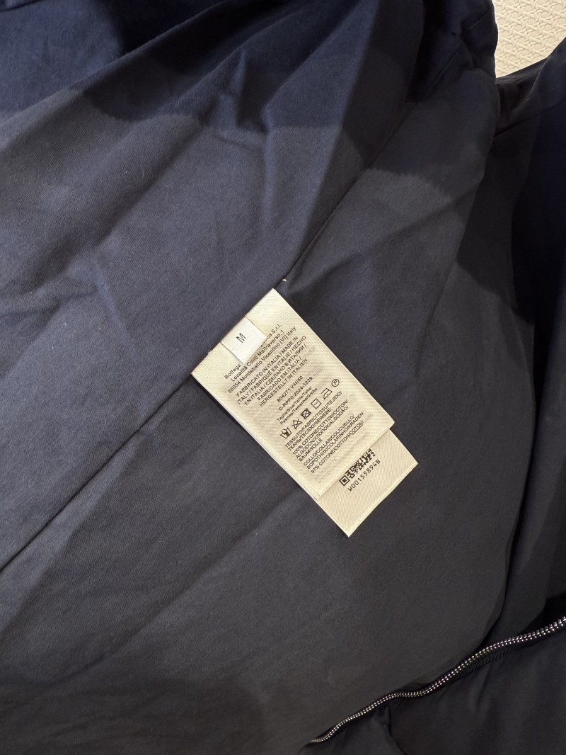 BOTTEGA VENETA Splicing genuine leather woven down vest 2 8