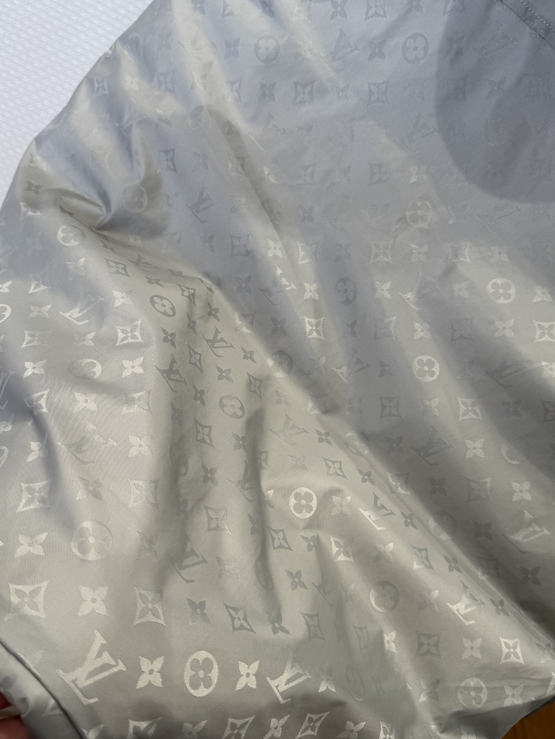 LV All-over Print Zip-up Down Jacket 1 7
