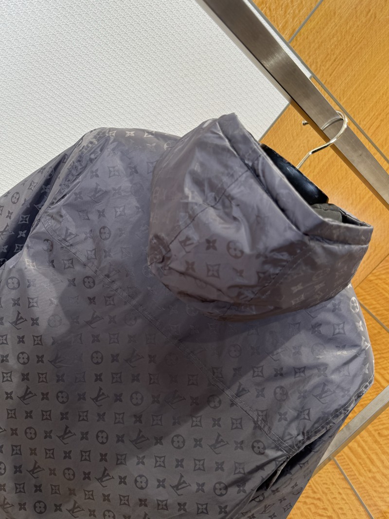 LV All-over Print Zip-up Down Jacket 2 5