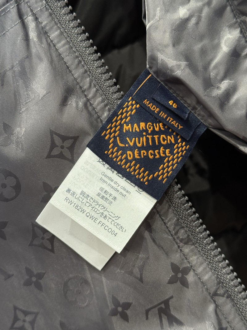LV All-over Print Zip-up Down Jacket 2 8