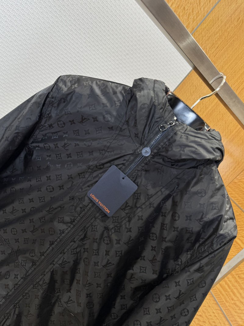 LV All-over Print Zip-up Down Jacket 3 2