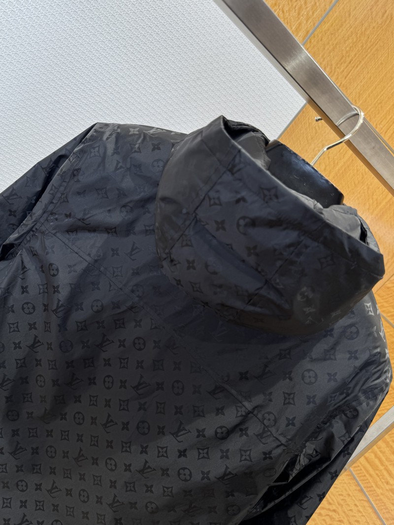 LV All-over Print Zip-up Down Jacket 3 5