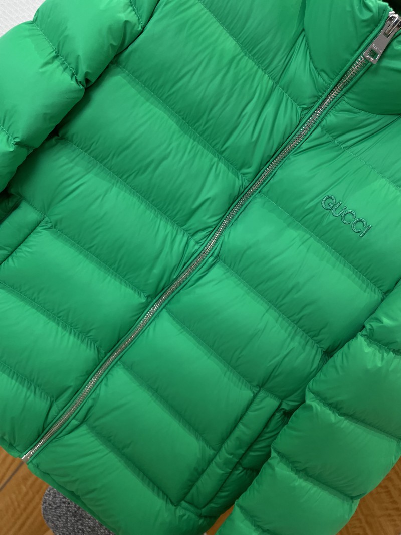 Gucci Embroidered Logo Stand Collar Down Jacket 1 3