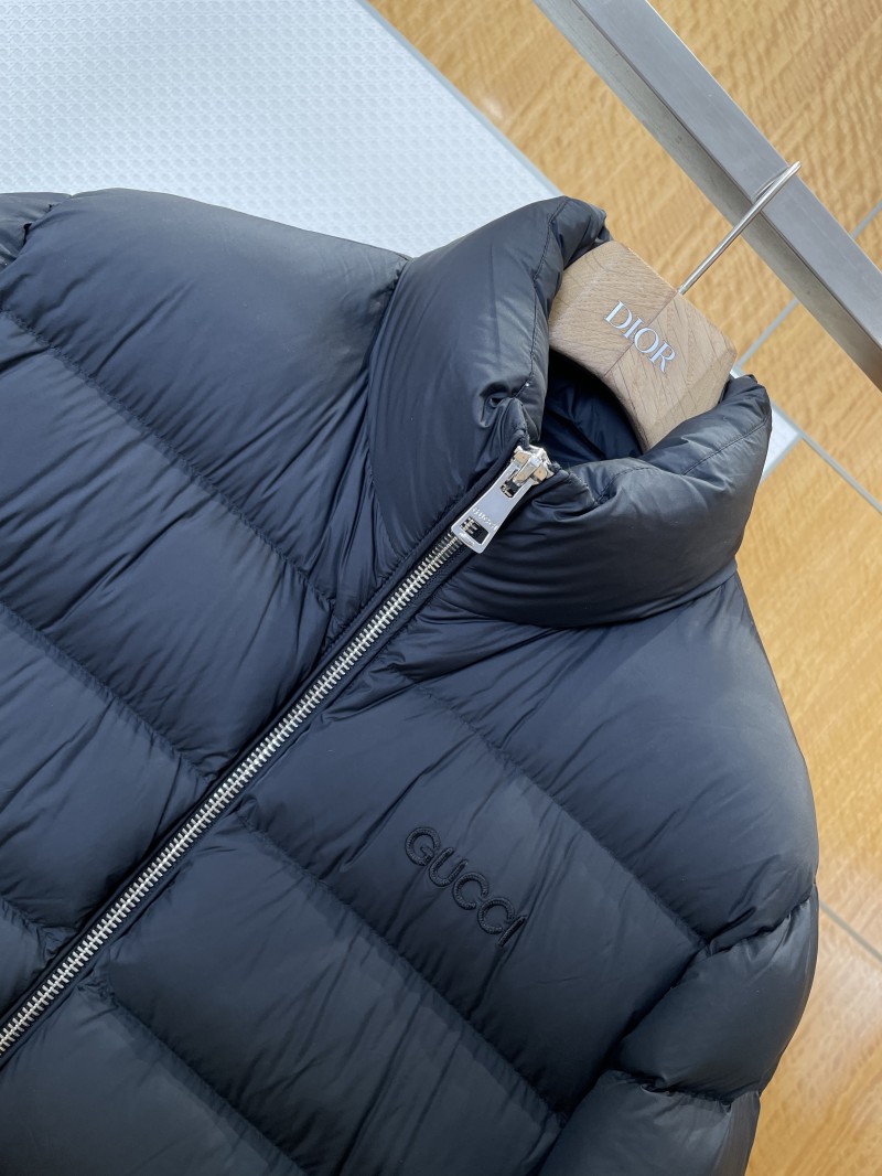 Gucci Embroidered Logo Stand Collar Down Jacket 4 2