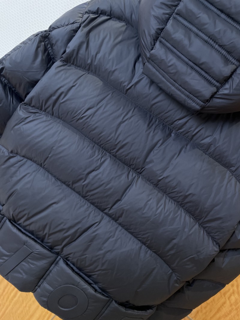 Dior Letter Print Stand Collar Hooded Quilted Down Jacket 1 7