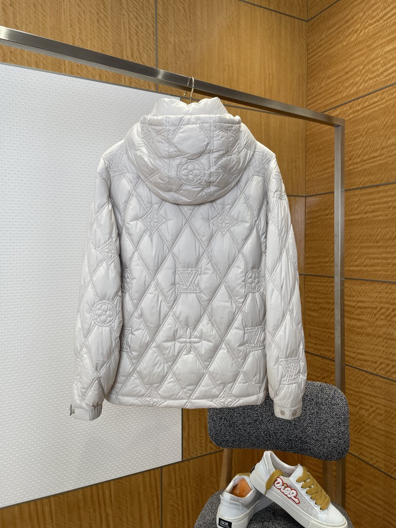 LV Quilted Hooded Down Jacket 1 1