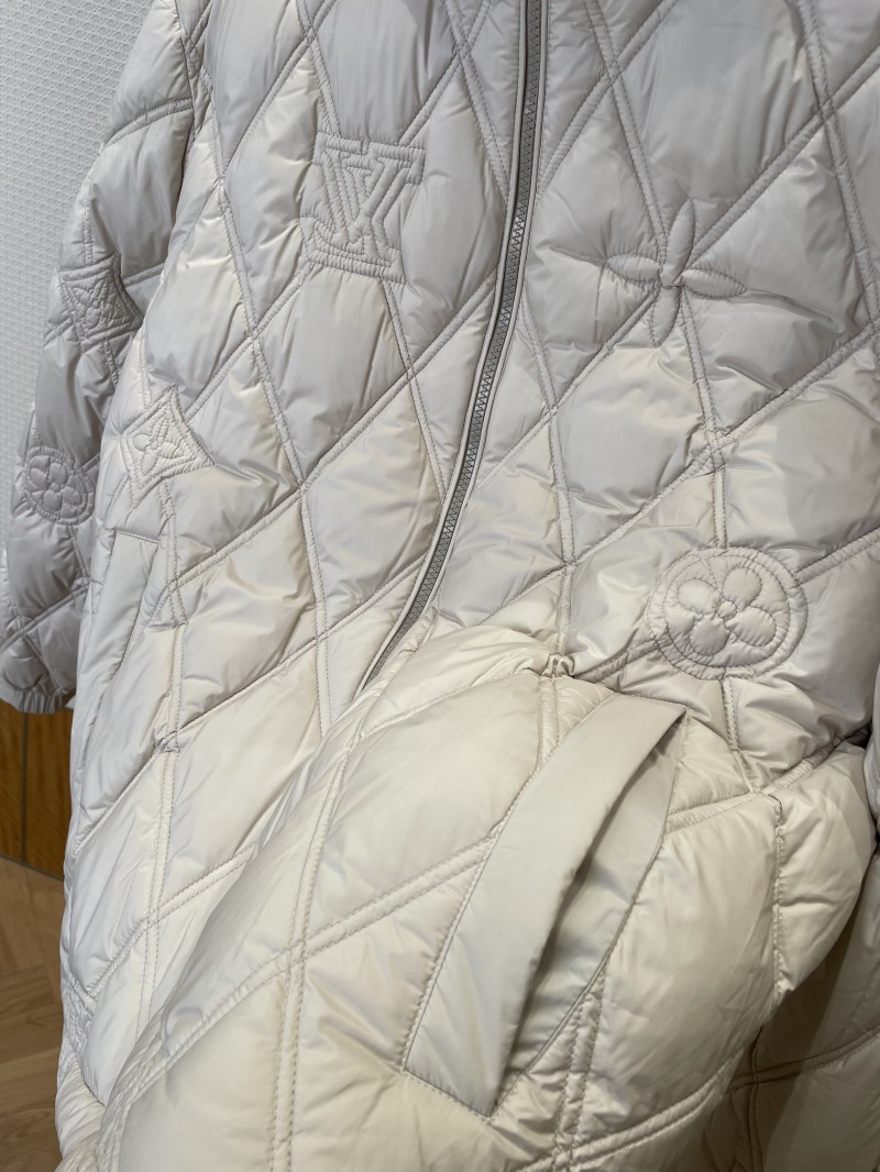LV Quilted Hooded Down Jacket 1 4