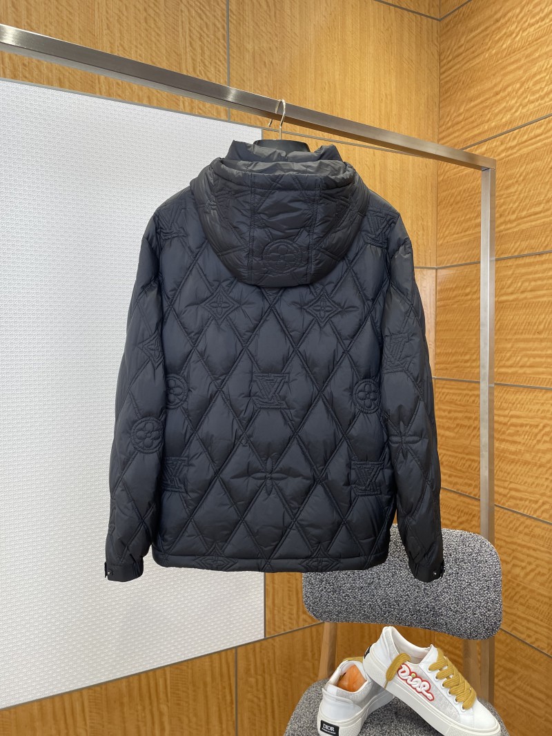 LV Quilted Hooded Down Jacket 2 1
