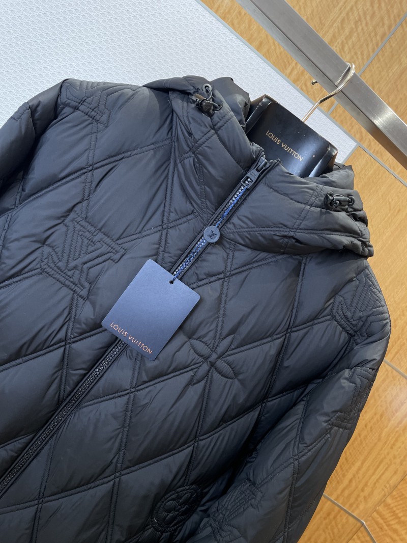 LV Quilted Hooded Down Jacket 2 2
