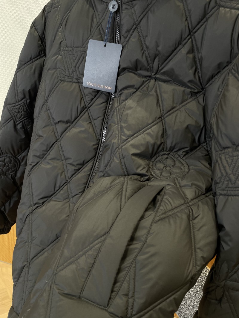 LV Quilted Hooded Down Jacket 2 4