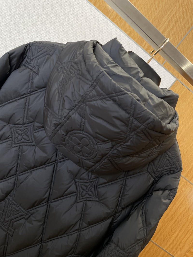 LV Quilted Hooded Down Jacket 2 5