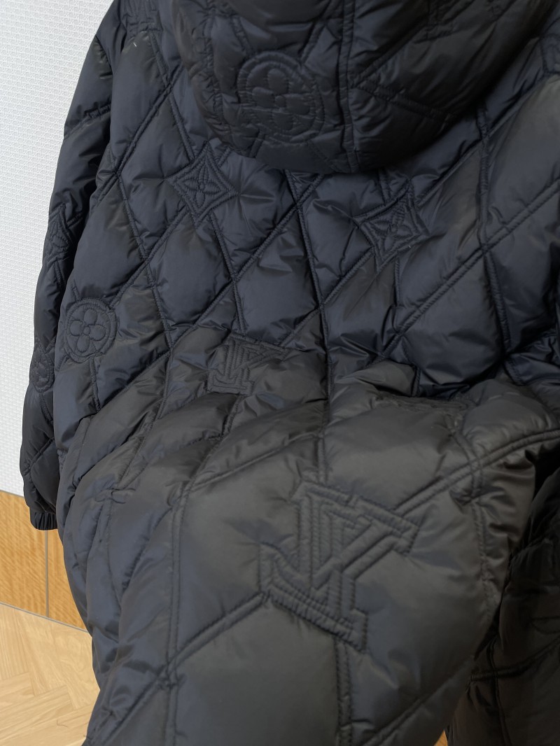 LV Quilted Hooded Down Jacket 2 7