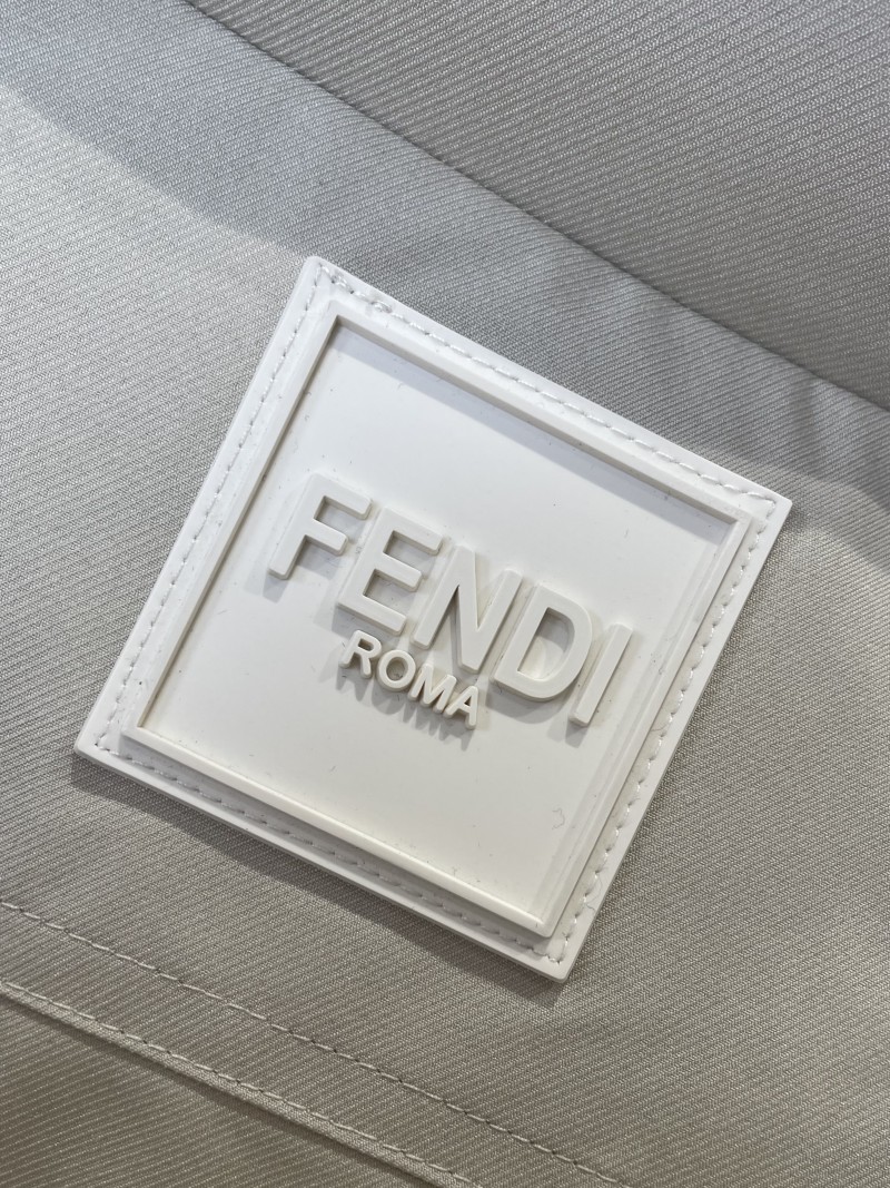 Fendi Detachable Sleeve Stand Collar Down Jacket 2 8