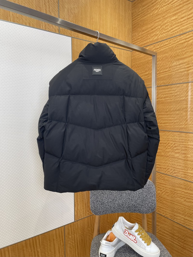 Fendi Detachable Sleeve Stand Collar Down Jacket 3 1