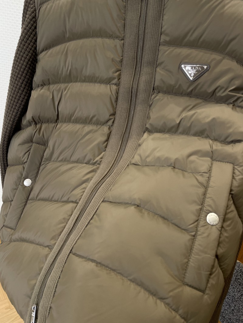 Prada Knit Panel Down Jacket 4