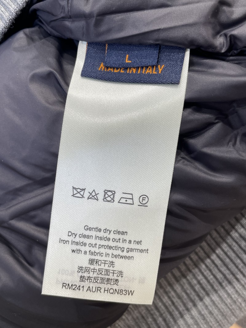 LV Printed Zipper Stand Collar Jacket 8