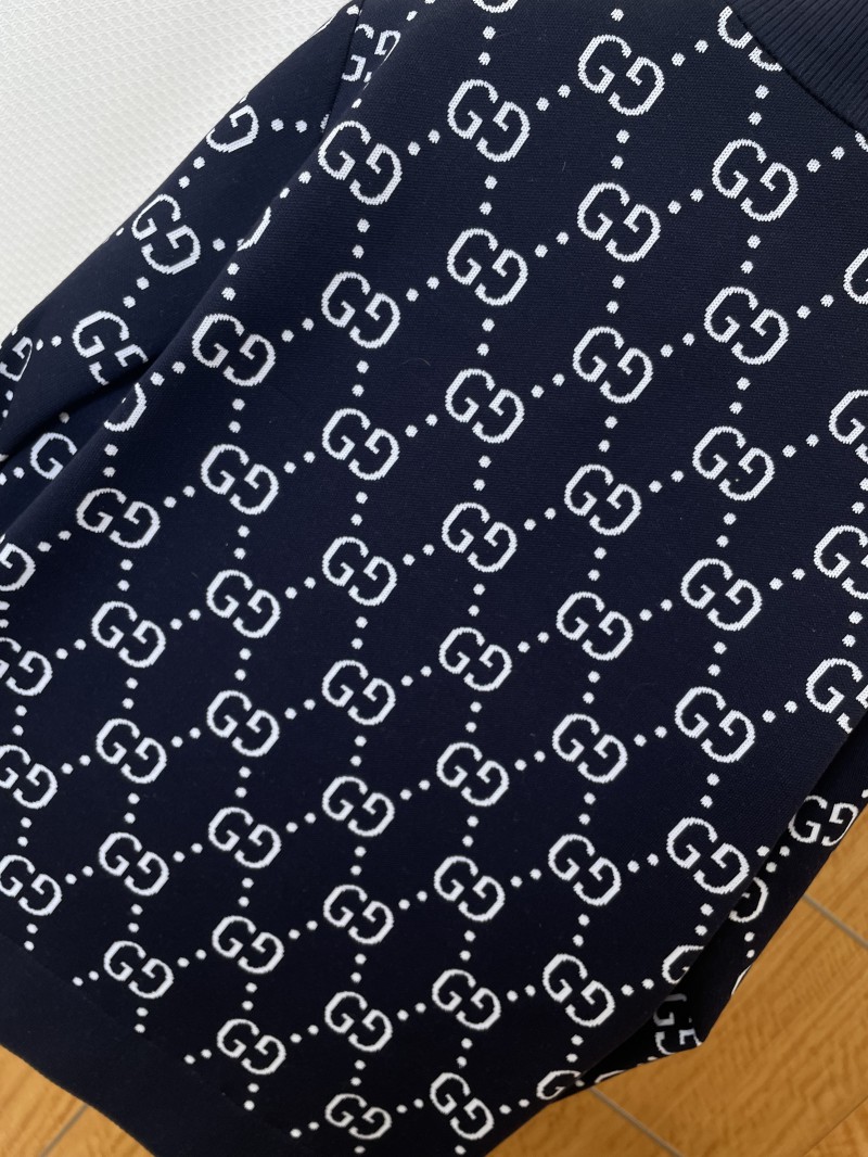 Gucci All-Over Logo Print Knit Down Jacket 6