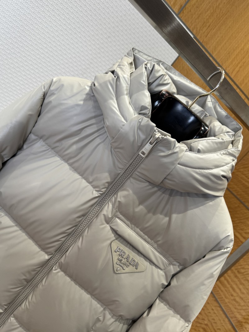 Prada Classic Triangle Logo Stand Collar Down Jacket 2 2
