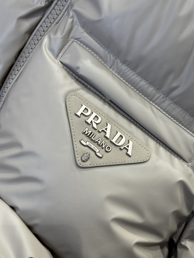 Prada Classic Triangle Logo Stand Collar Down Jacket 2 5