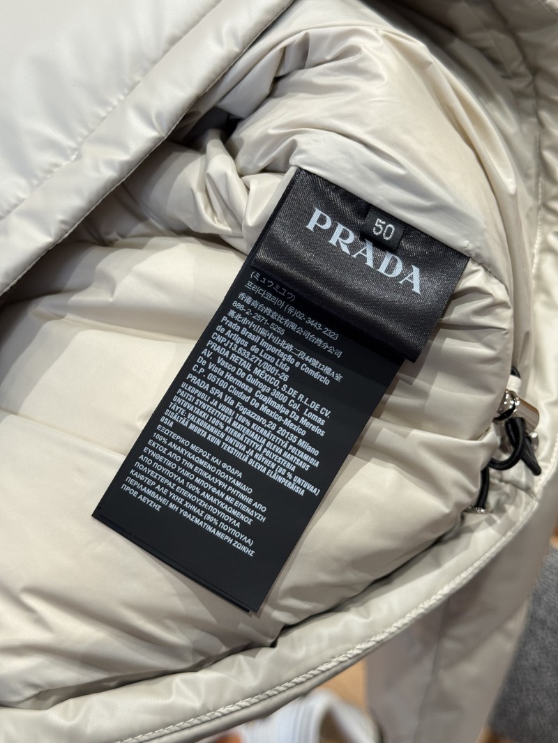 Prada Classic Triangle Logo Stand Collar Down Jacket 2 8