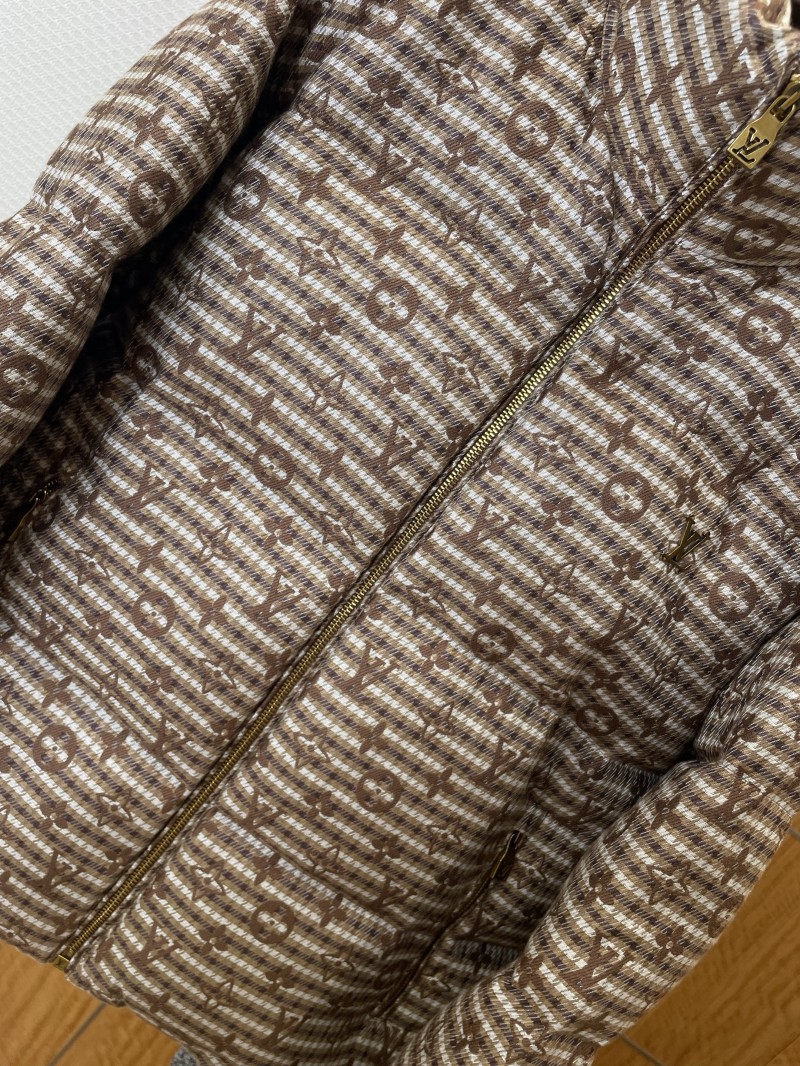 LV Monogram All-Over Print Stand Collar Down Jacket 3