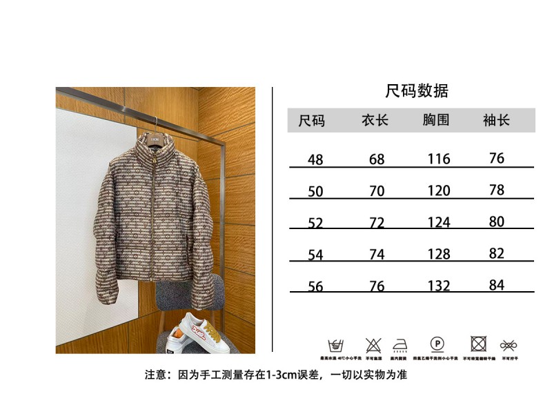 LV Monogram All-Over Print Stand Collar Down Jacket 9