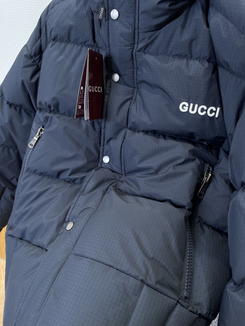 Gucci Embroidered Logo Hooded Down Jacket 1 4