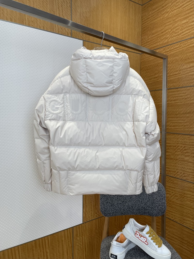 Gucci Embroidered Logo Hooded Down Jacket 2 1