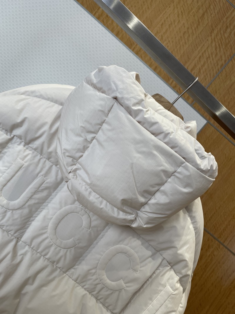 Gucci Embroidered Logo Hooded Down Jacket 2 6