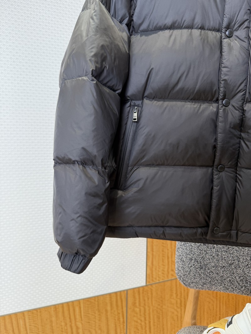 Prada Triangle Logo Stand Collar Hooded Down Jacket 4