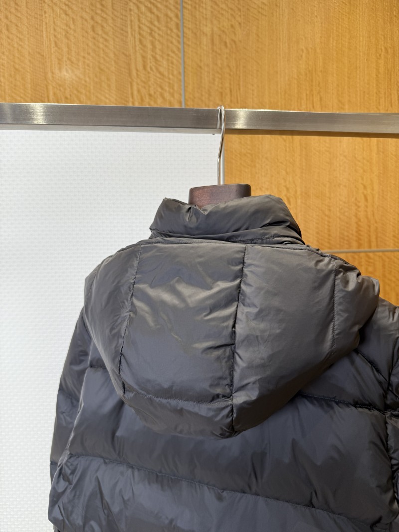 Prada Triangle Logo Stand Collar Hooded Down Jacket 6