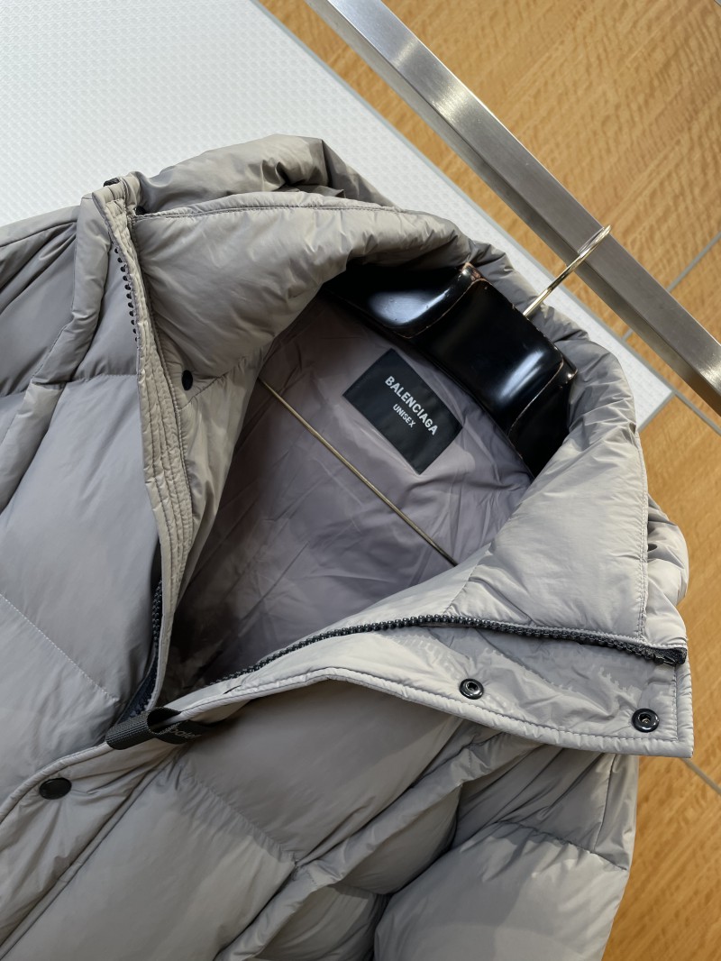 Balenciaga Patchwork Hooded Down Jacket 1 4