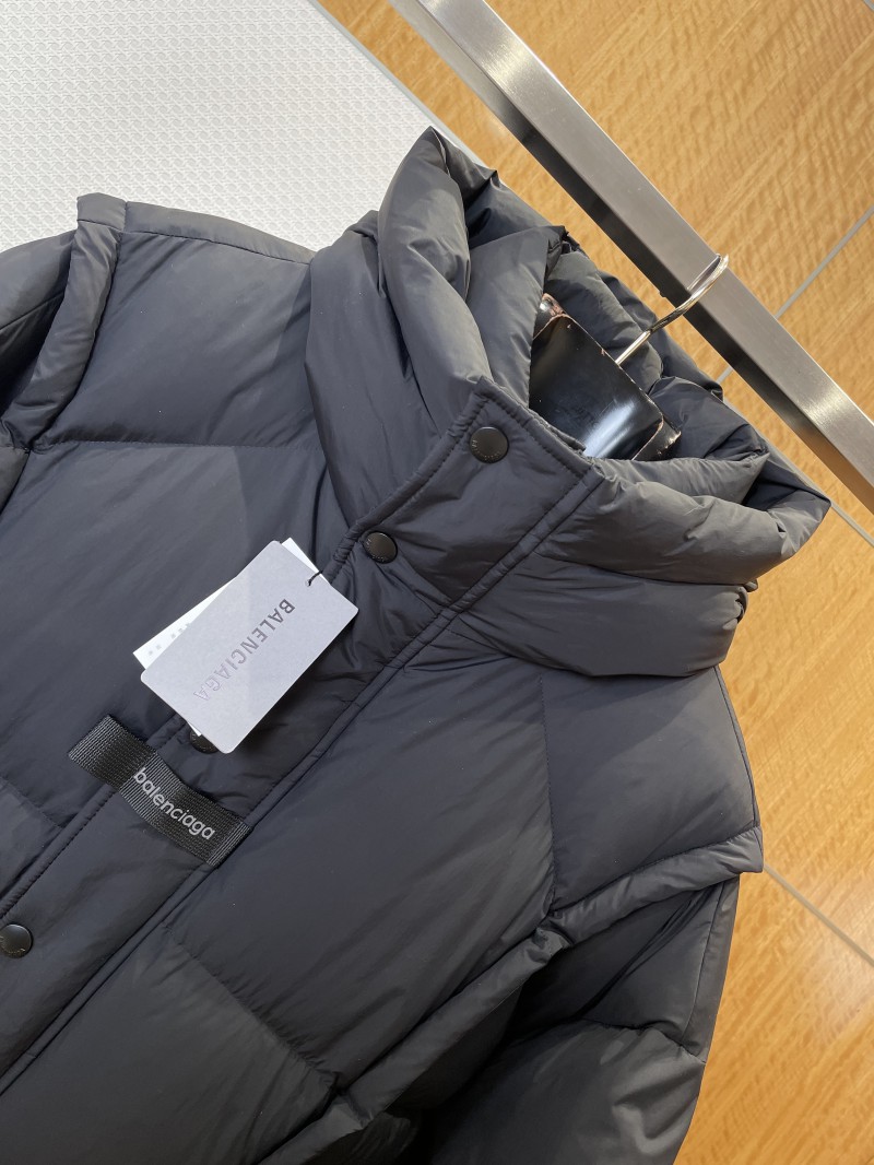 Balenciaga Patchwork Hooded Down Jacket 2 2