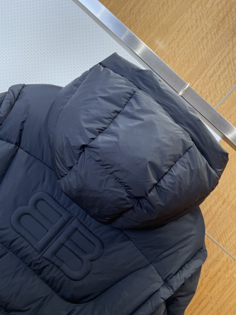 Balenciaga Patchwork Hooded Down Jacket 2 5